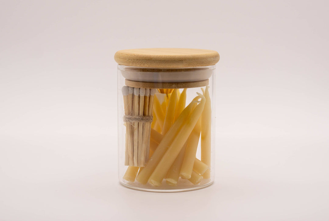 The Polite House | 20 Minute Beeswax Candle Set: Mindful (Set of 20)