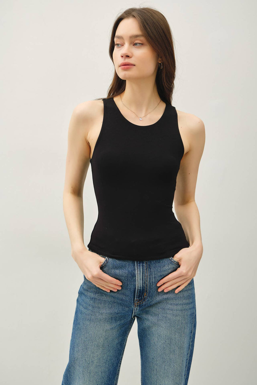 Be Cool | Basic Round Neck Tank Top