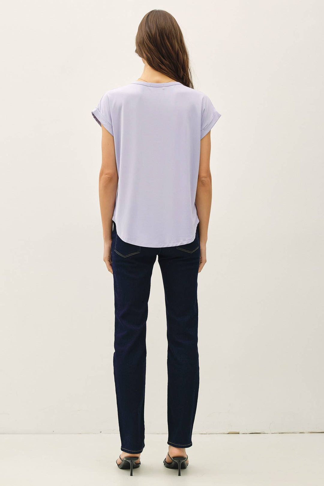 Be Cool | Bamboo Model Round Neck Dolman Cap Sleeve Shirt