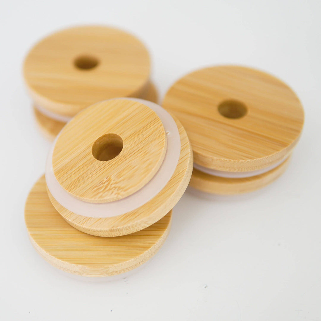 Forest Cove Home | Regular Mouth 70mm Bamboo Top Lids