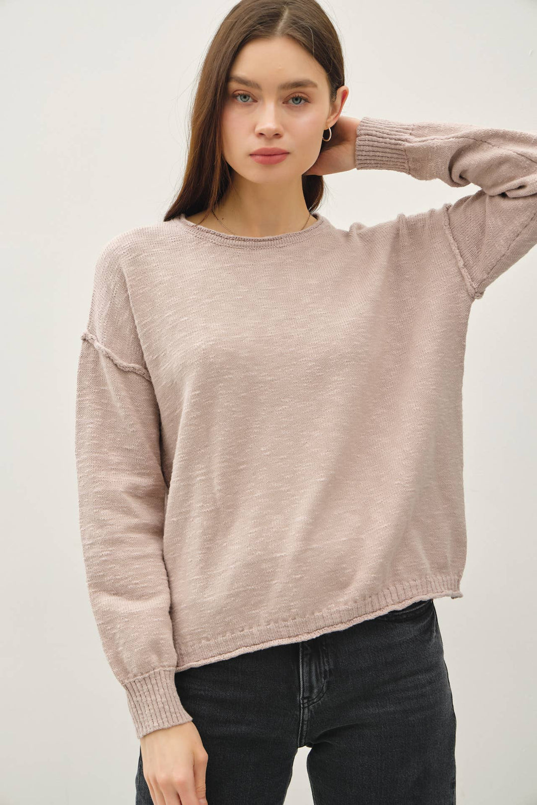 Be Cool | Drop Shoulder Pullover Sweater