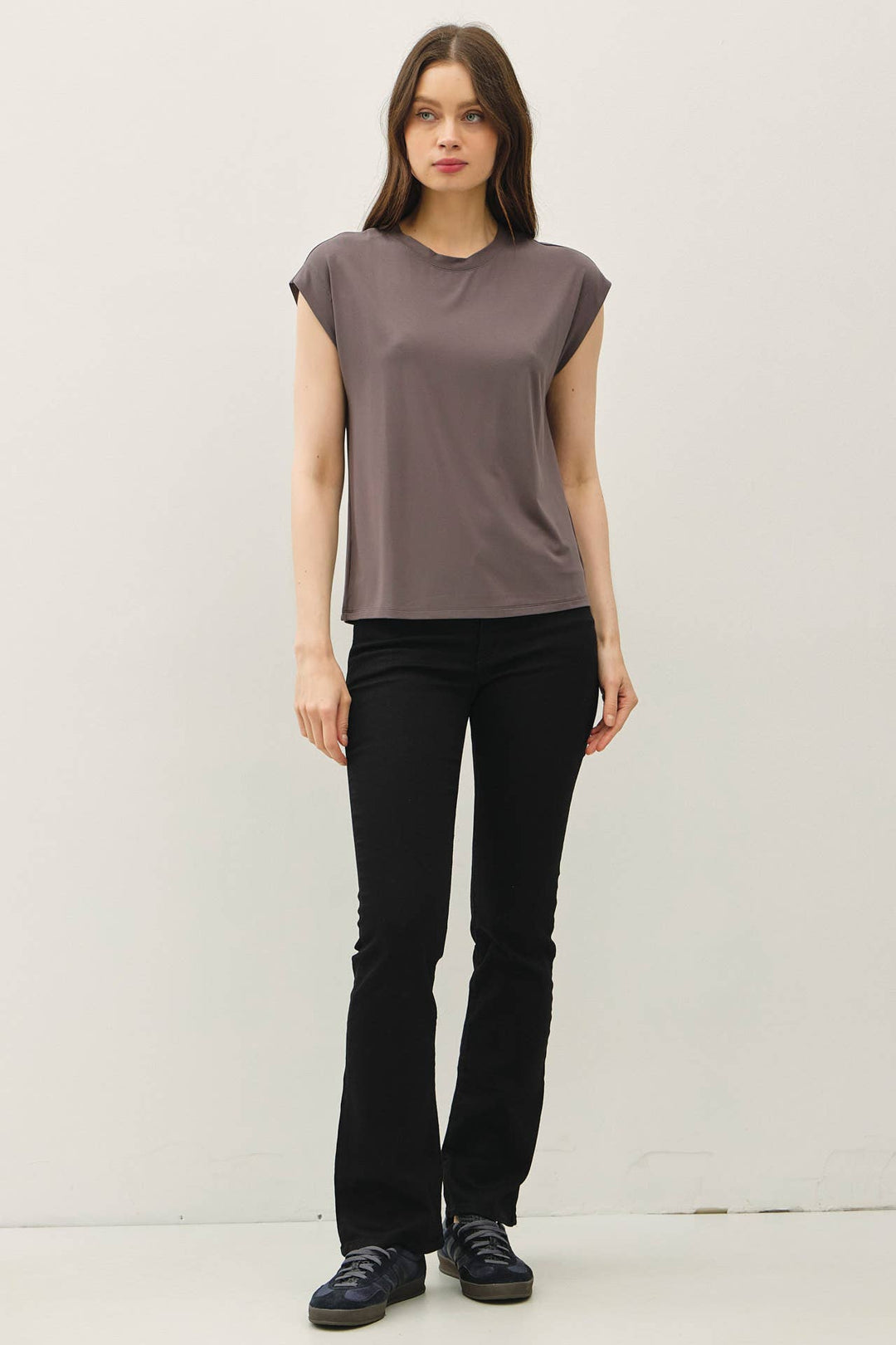 Be Cool | Bamboo Model Cap Sleeve Top