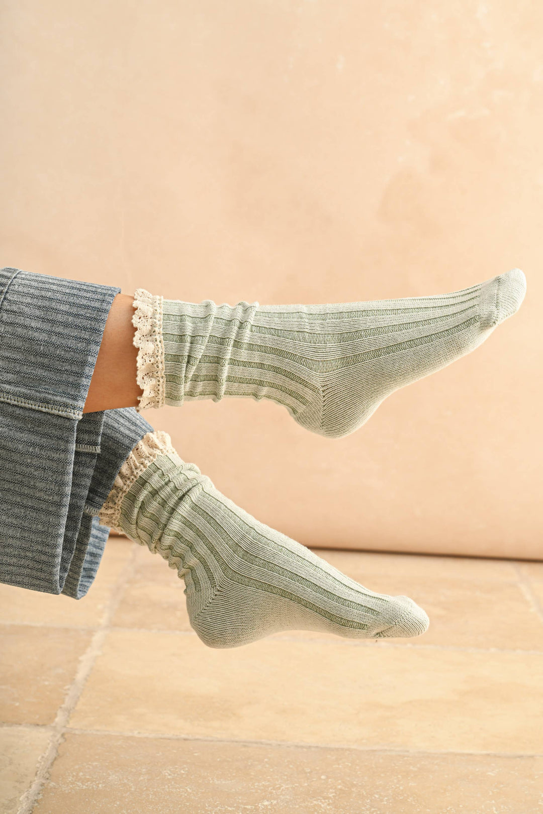 Miou Muse | Dye and Wash Crochet Trip Socks