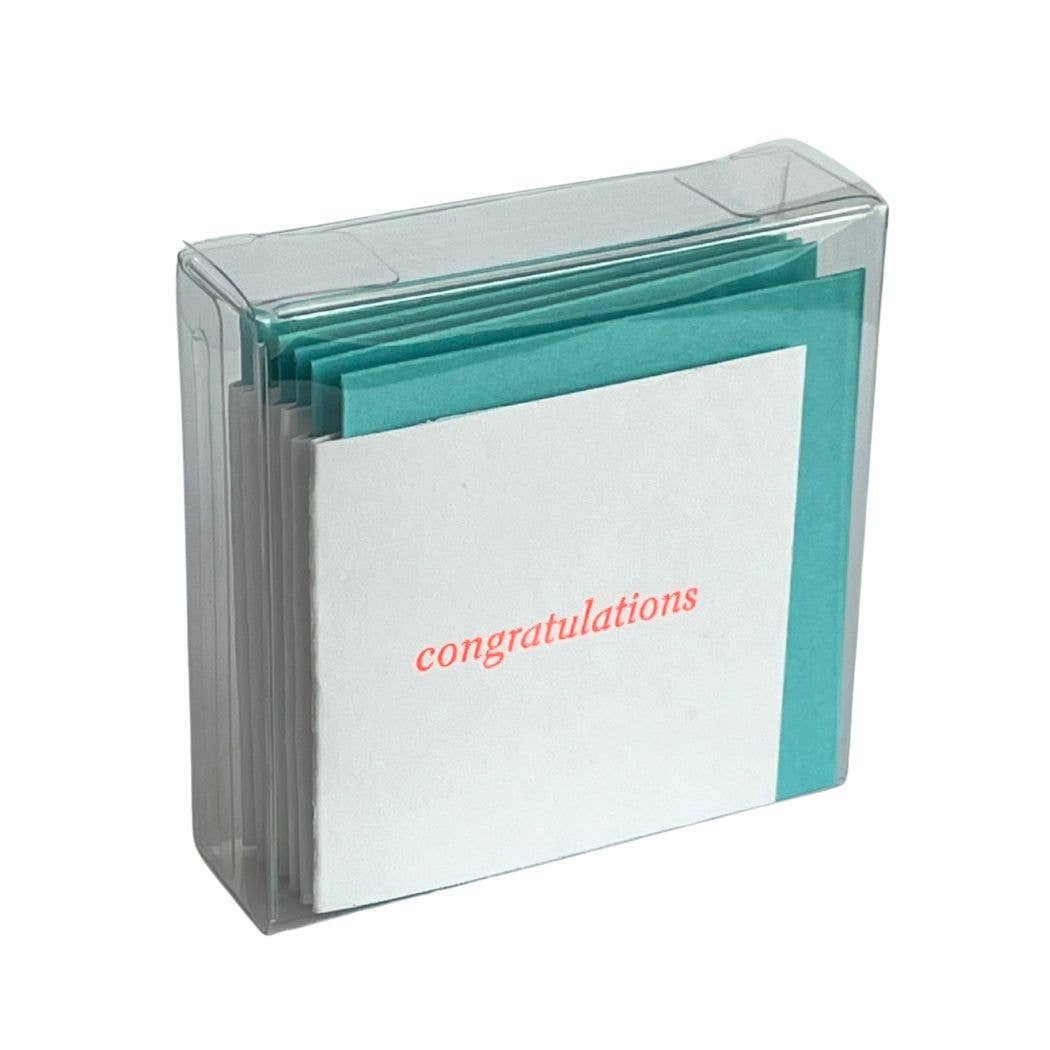 Ladyfingers Letterpress | Happy Birthday Text Tiny Card