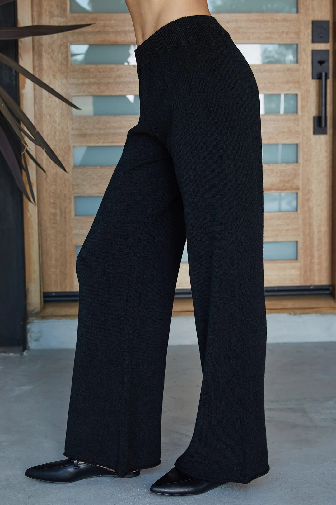 Milio Milano | Italian Viscose Knit Flare Pants