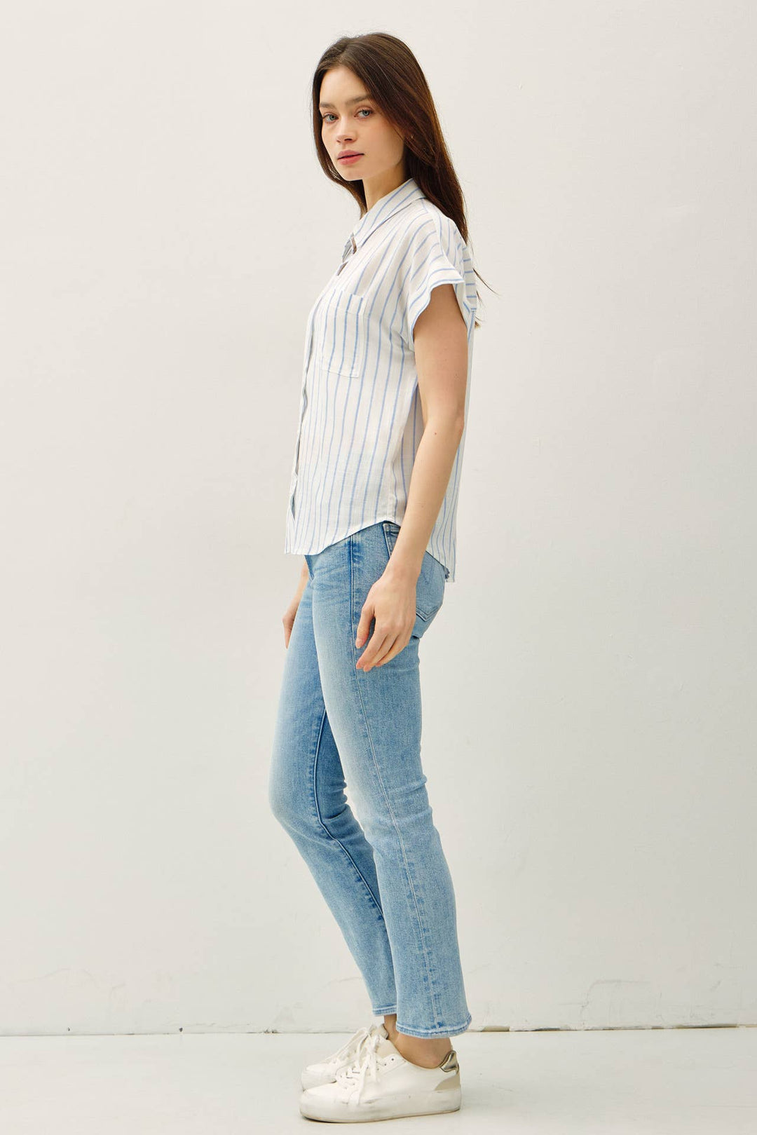 Be Cool | Short Sleeve Striped Shirt