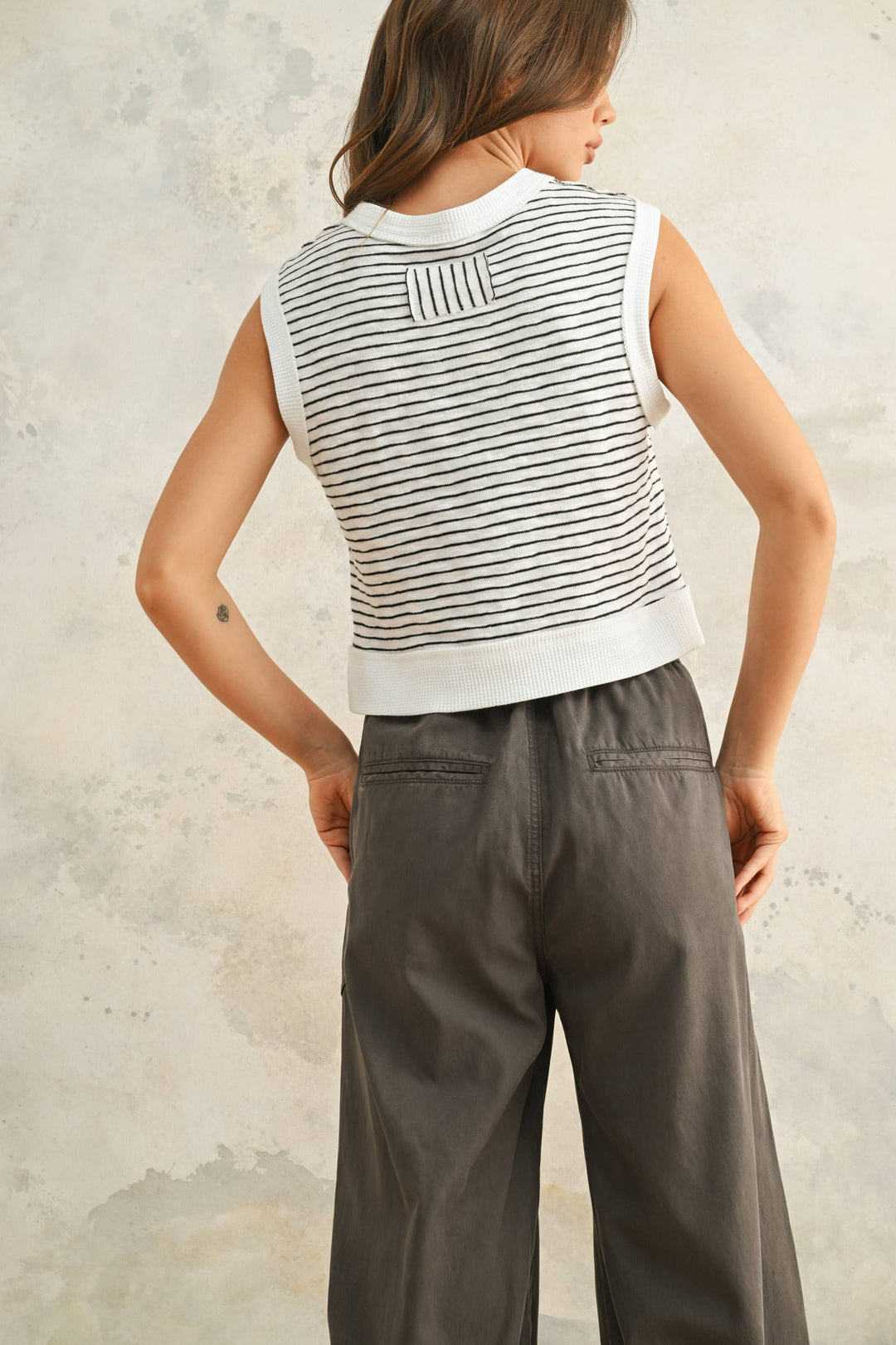 Miou Muse | Striped Top