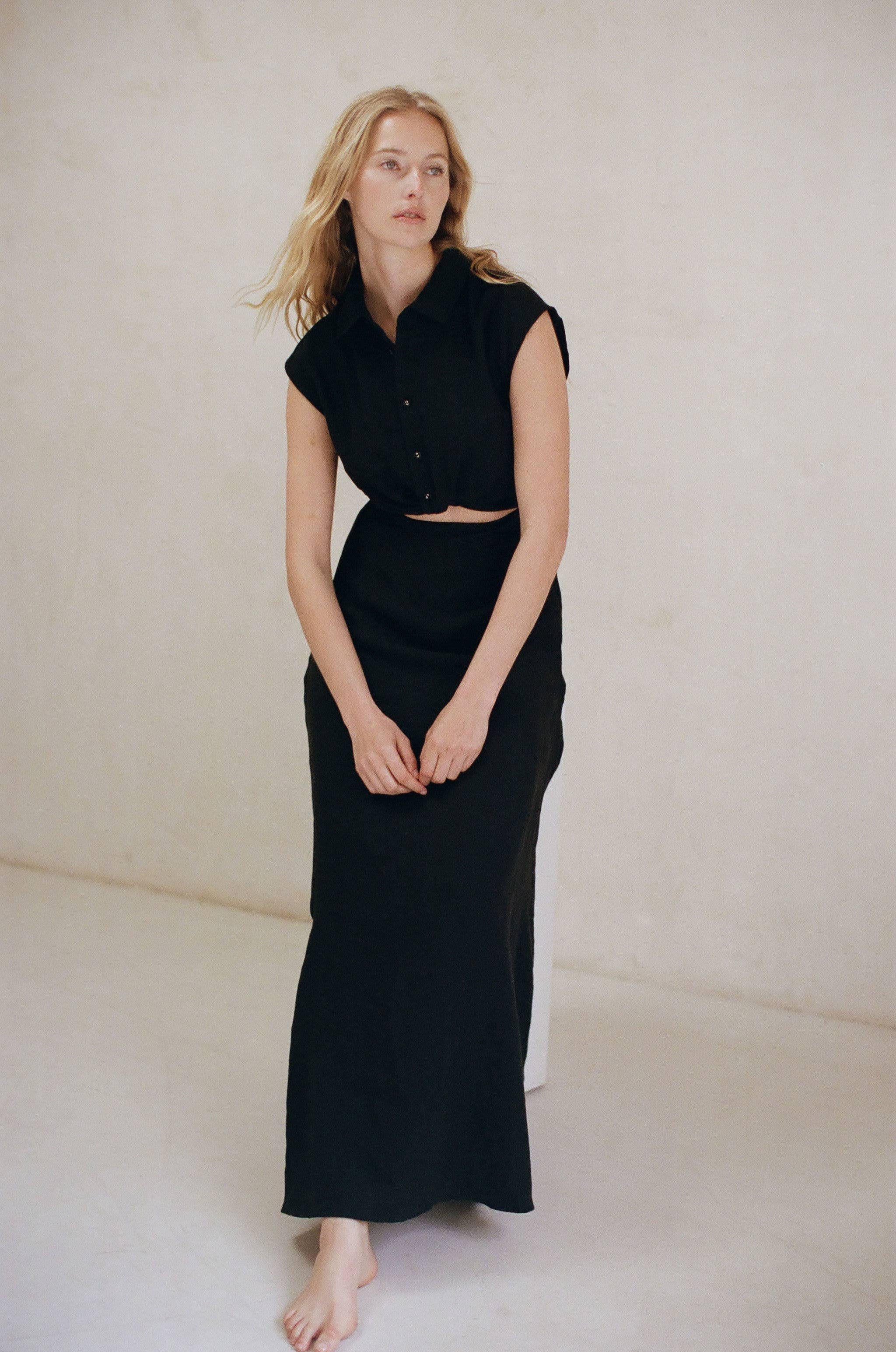 新品未使用 litenリテン Drop line dress黒 Black cut-out mini dress Alexander Wang - women - ALEXANDER