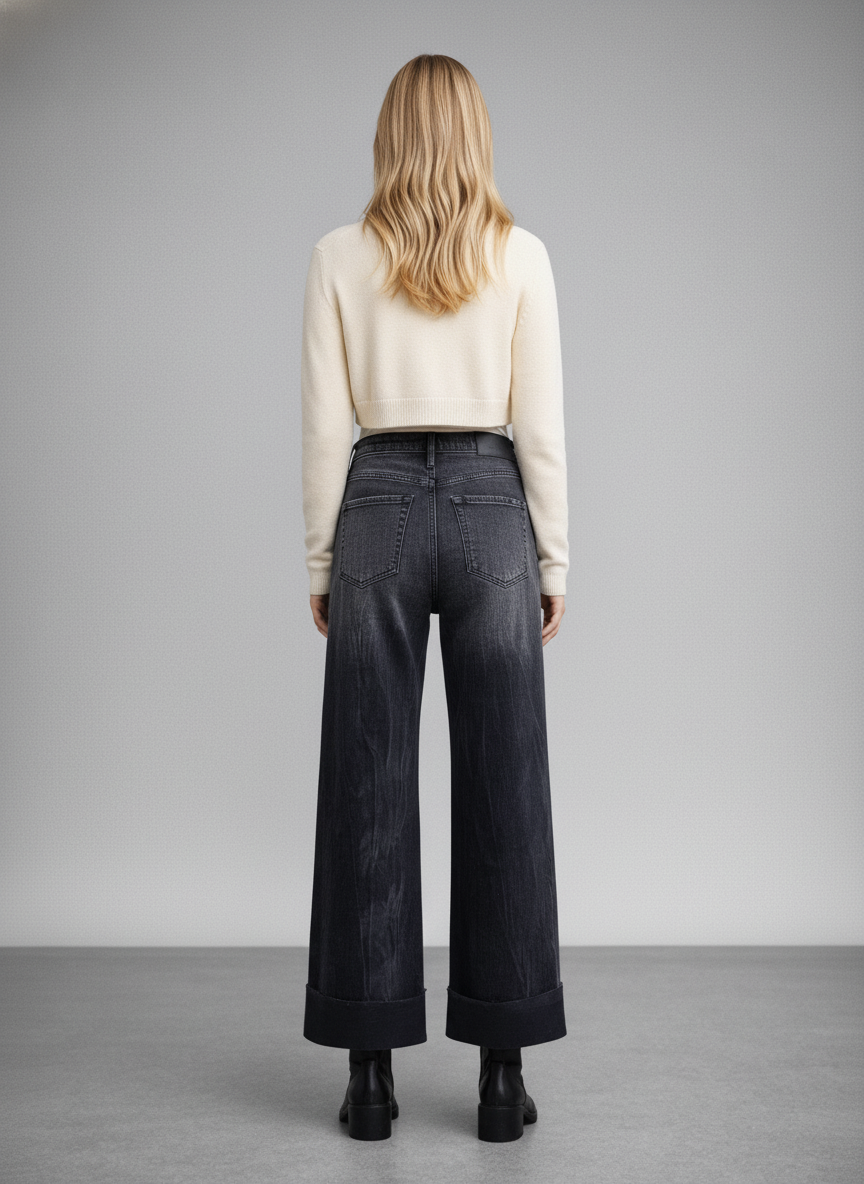Artemis Vintage | High Rise A Line Jeans