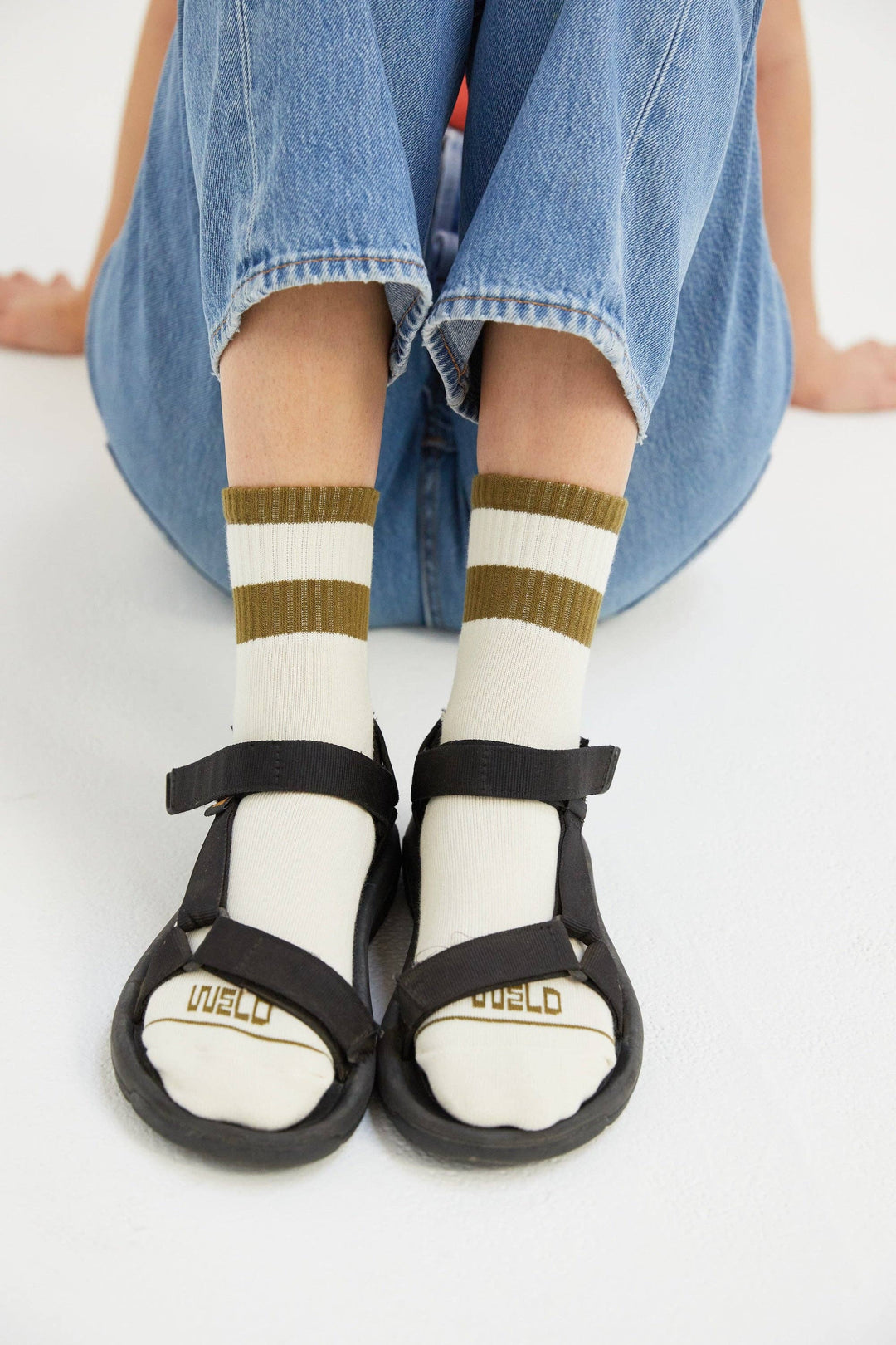 Weld Mfg | Striped Quarter Socks