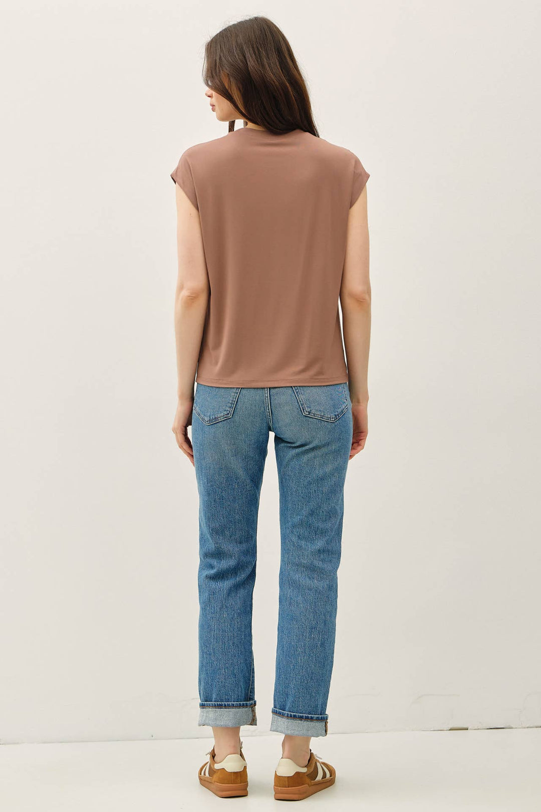 Be Cool | Bamboo Model Cap Sleeve Top