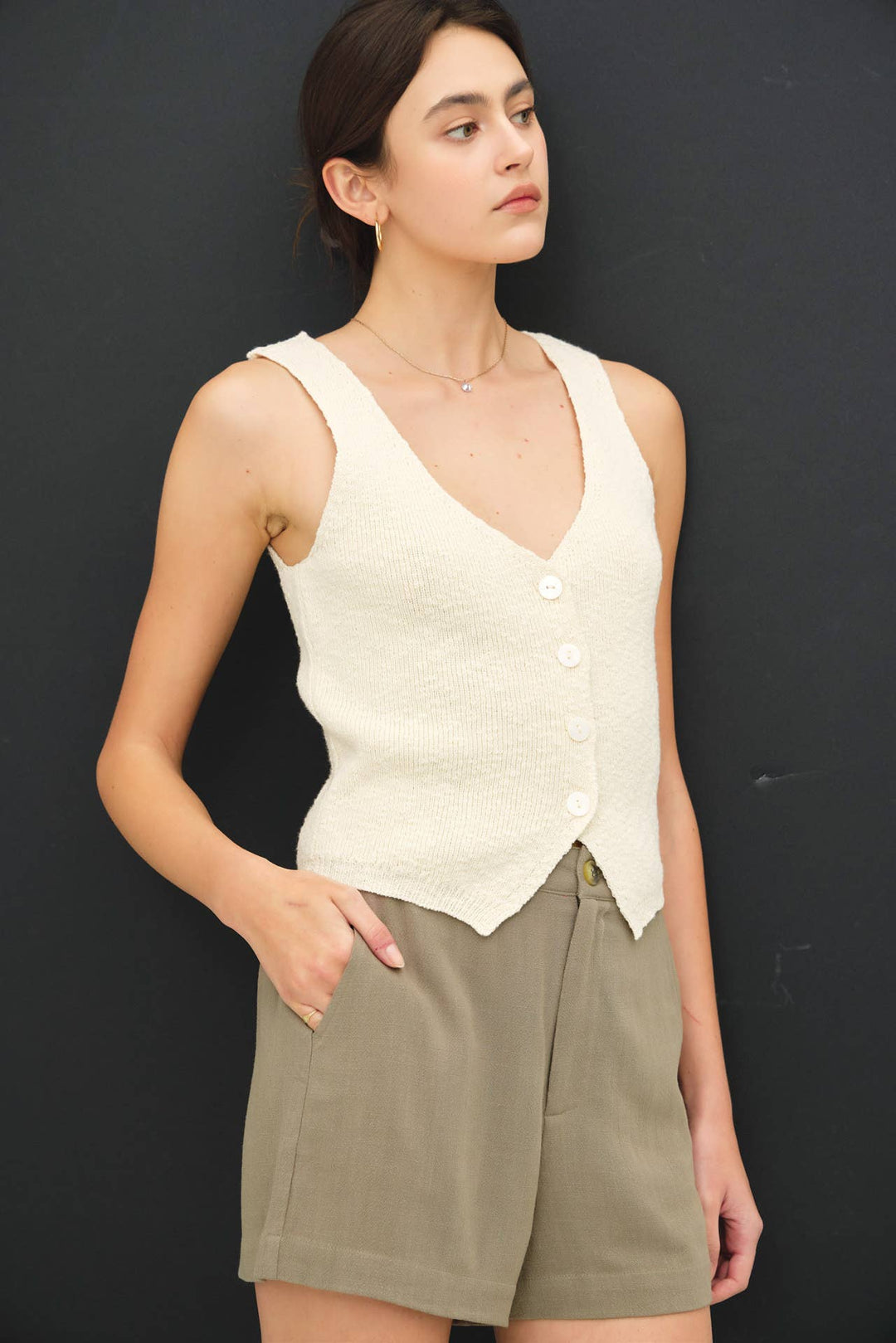 Be Cool | Classic Cut Cotton Slub Vest
