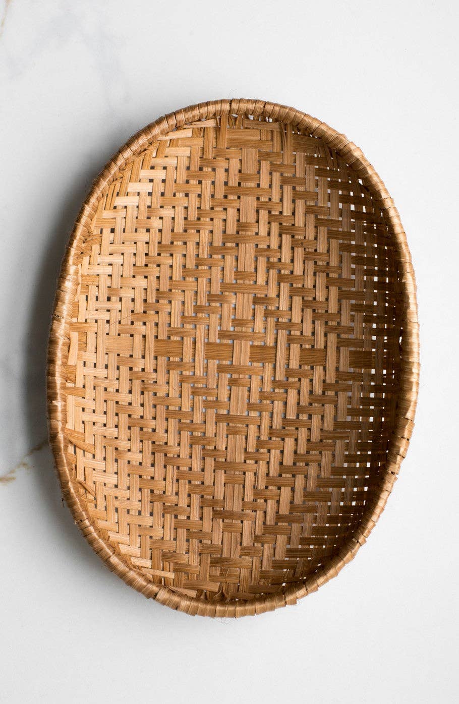 Fodery | Smoked Bamboo Woven Basket Tray