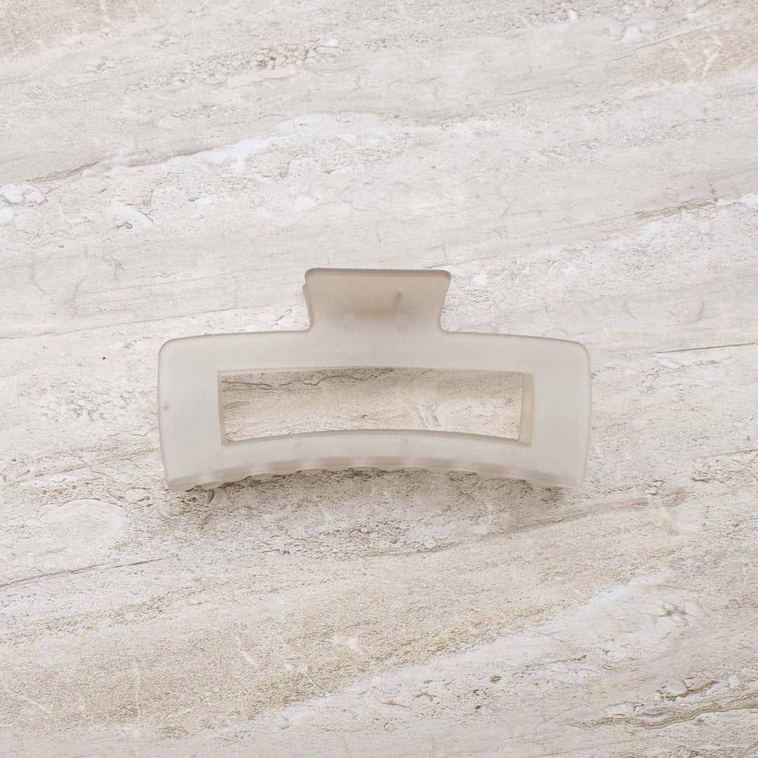 Tiepology | Jumbo Size 5 Inch Solid Long Square  Hair Clip