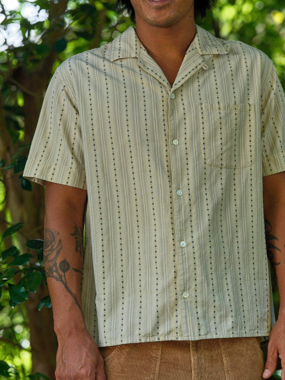 Mollusk | Cosmo Button Down Short Sleeve Shirt
