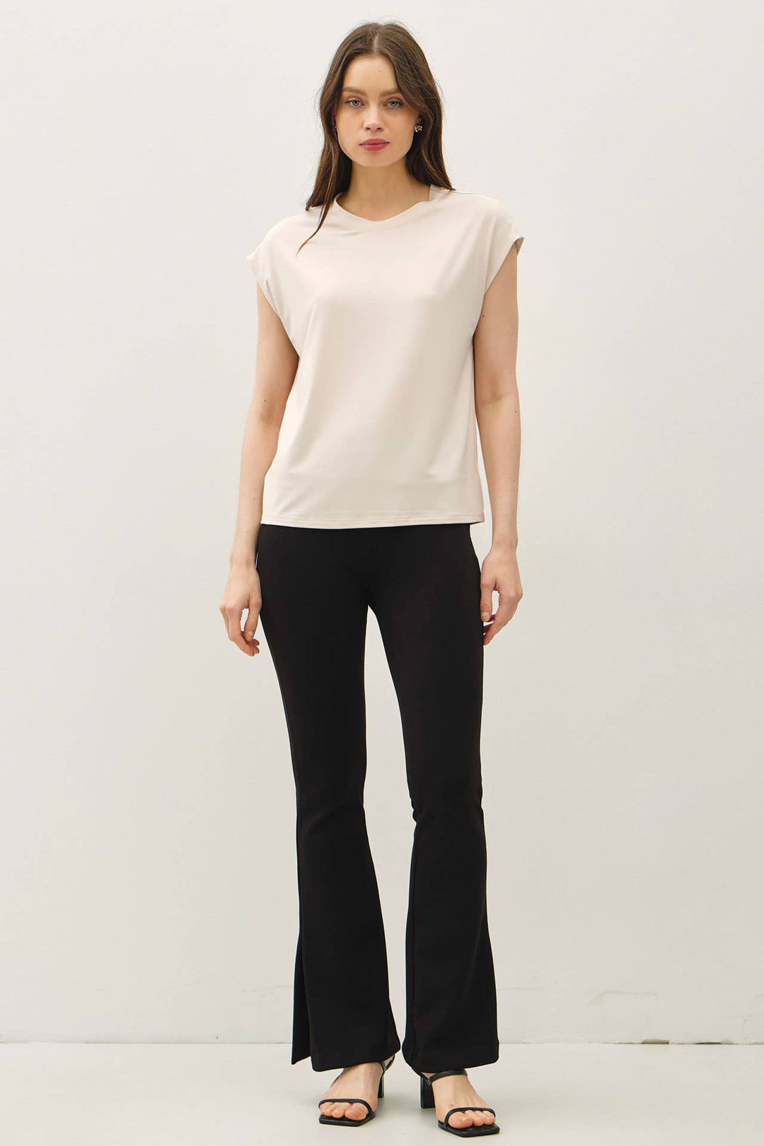 Be Cool | Bamboo Model Cap Sleeve Top