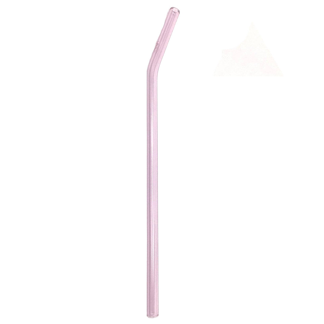 HeartStraws | Reusable Glass Straw 9" x 9mm Bent