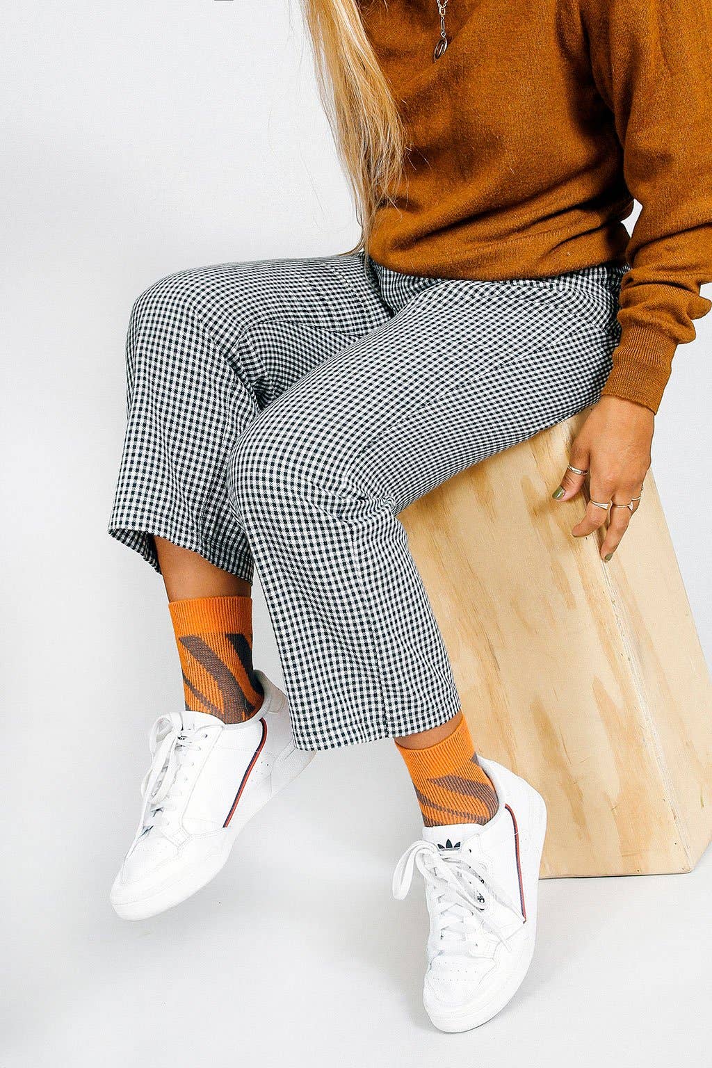 Tailored Union | Zebra Knit Ankle Sock