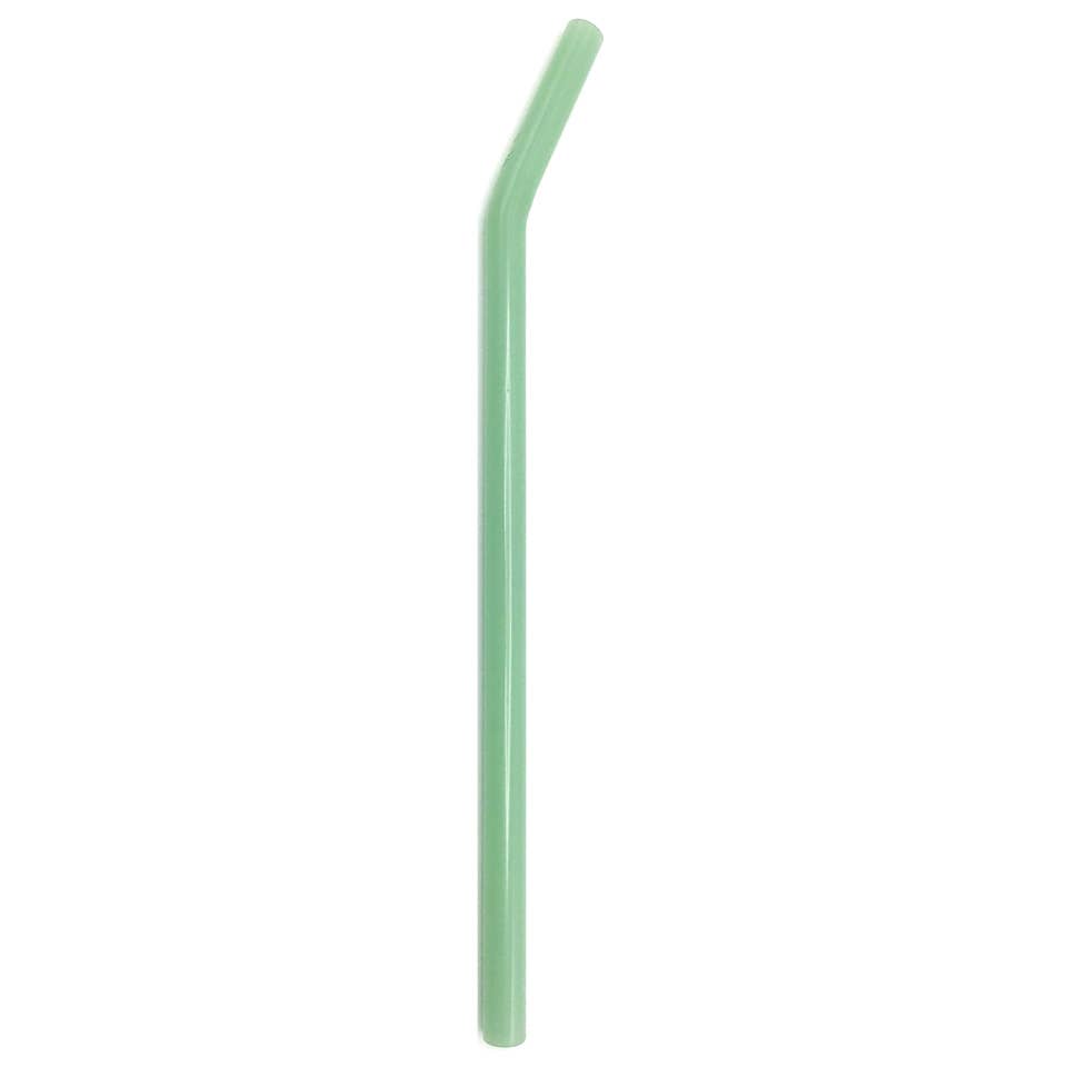 HeartStraws | Reusable Glass Straw 9" x 9mm Bent