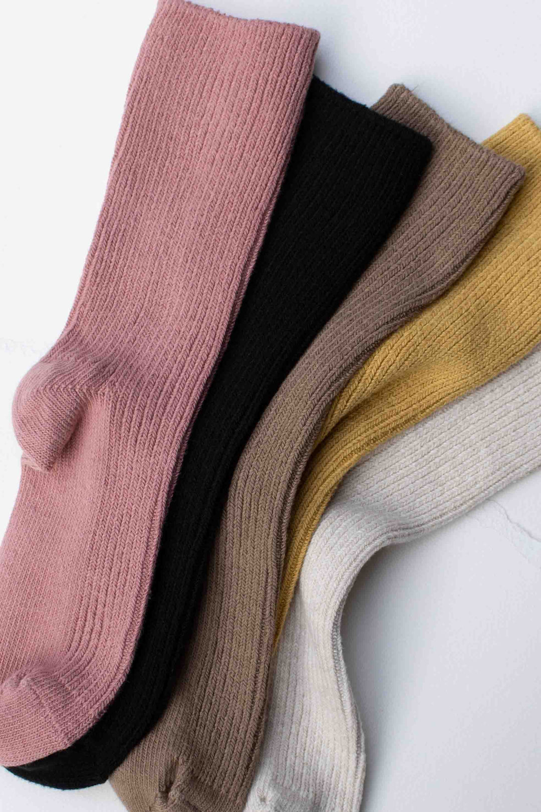 Tiepology | Cozy Ribbed Cotton Blend Socks