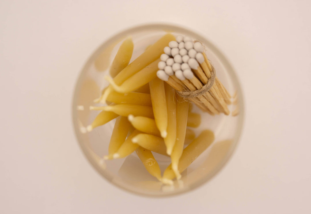 The Polite House | 20 Minute Beeswax Candle Set: Mindful (Set of 20)