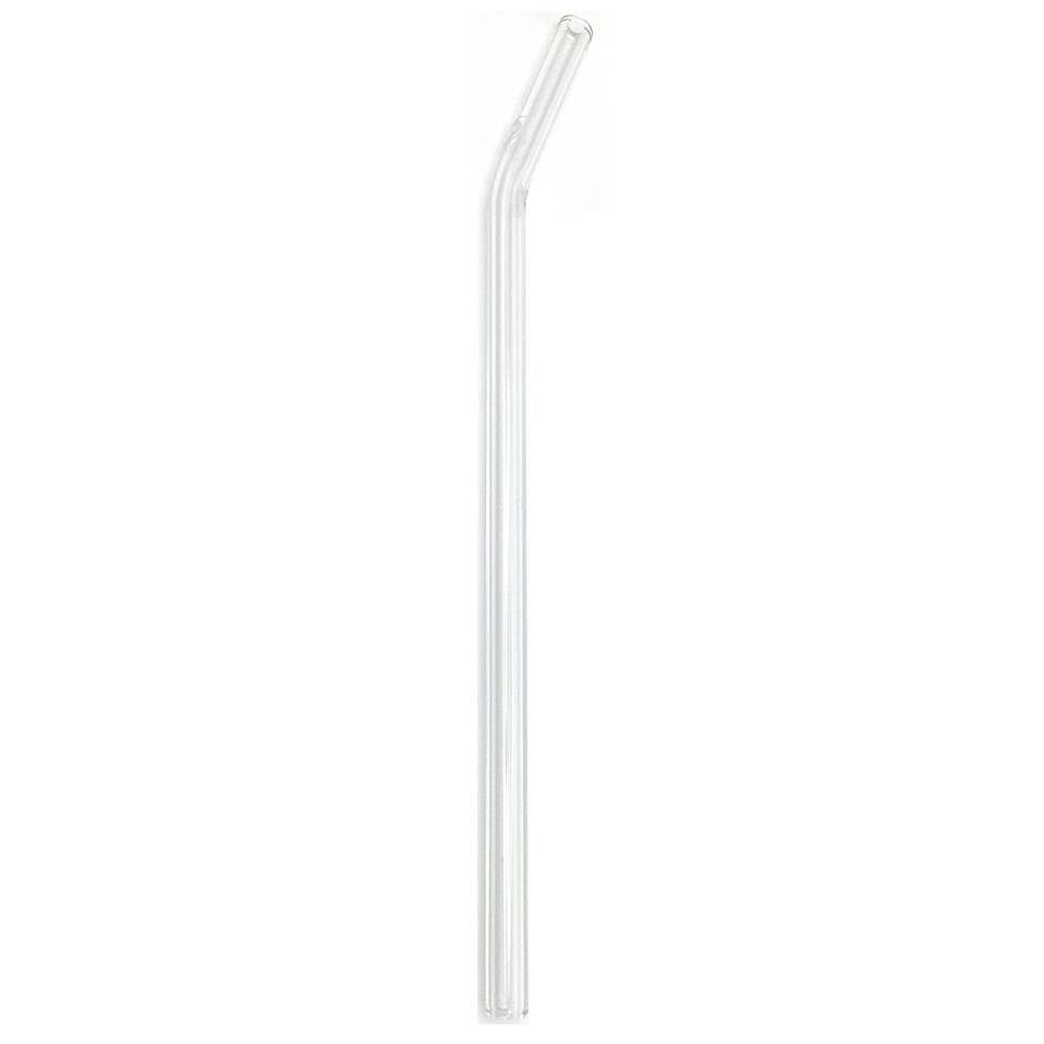 HeartStraws | Reusable Glass Straw 9" x 9mm Bent