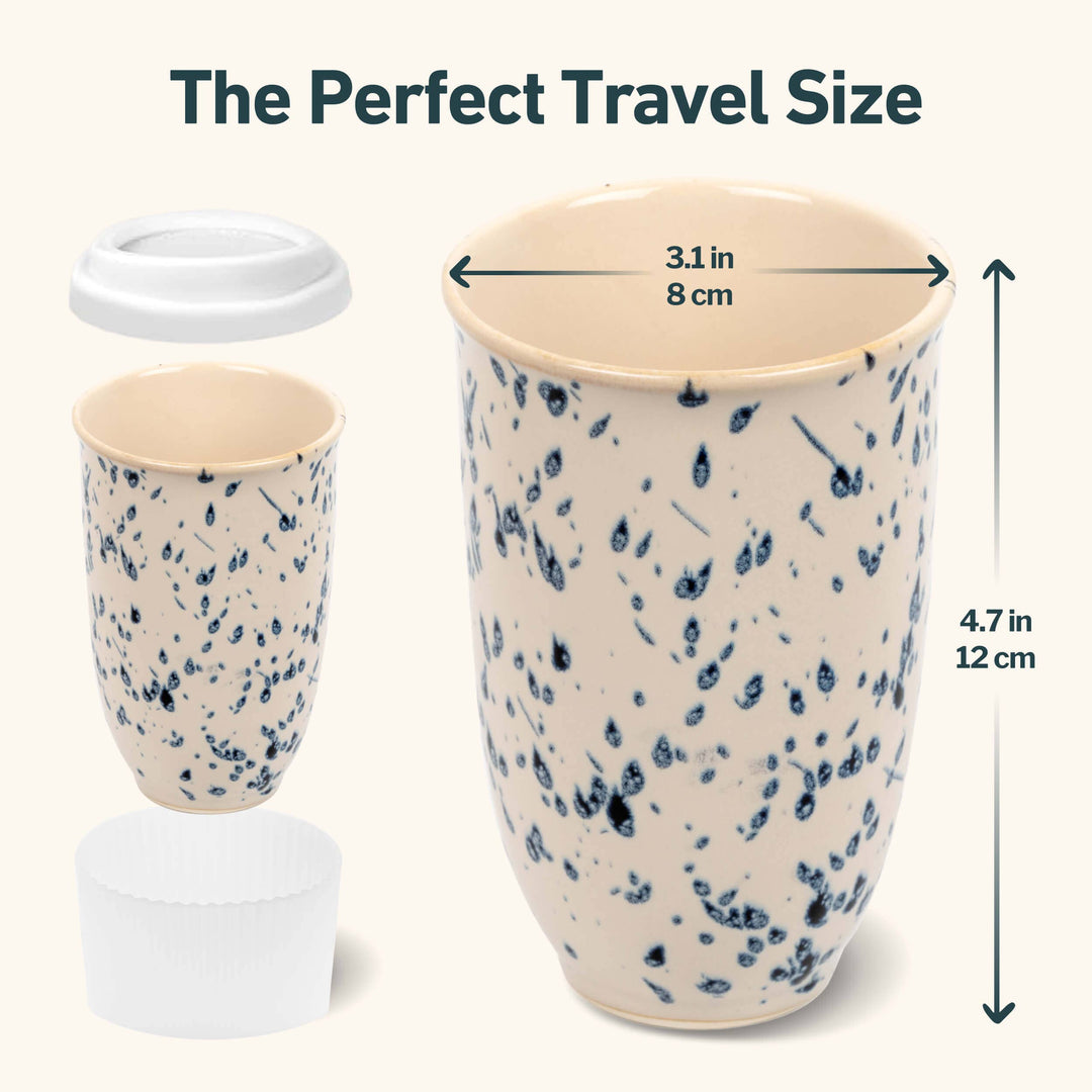 Nova Ceramics |  12oz Ceramic Travel Mug – Reusable & Stylish