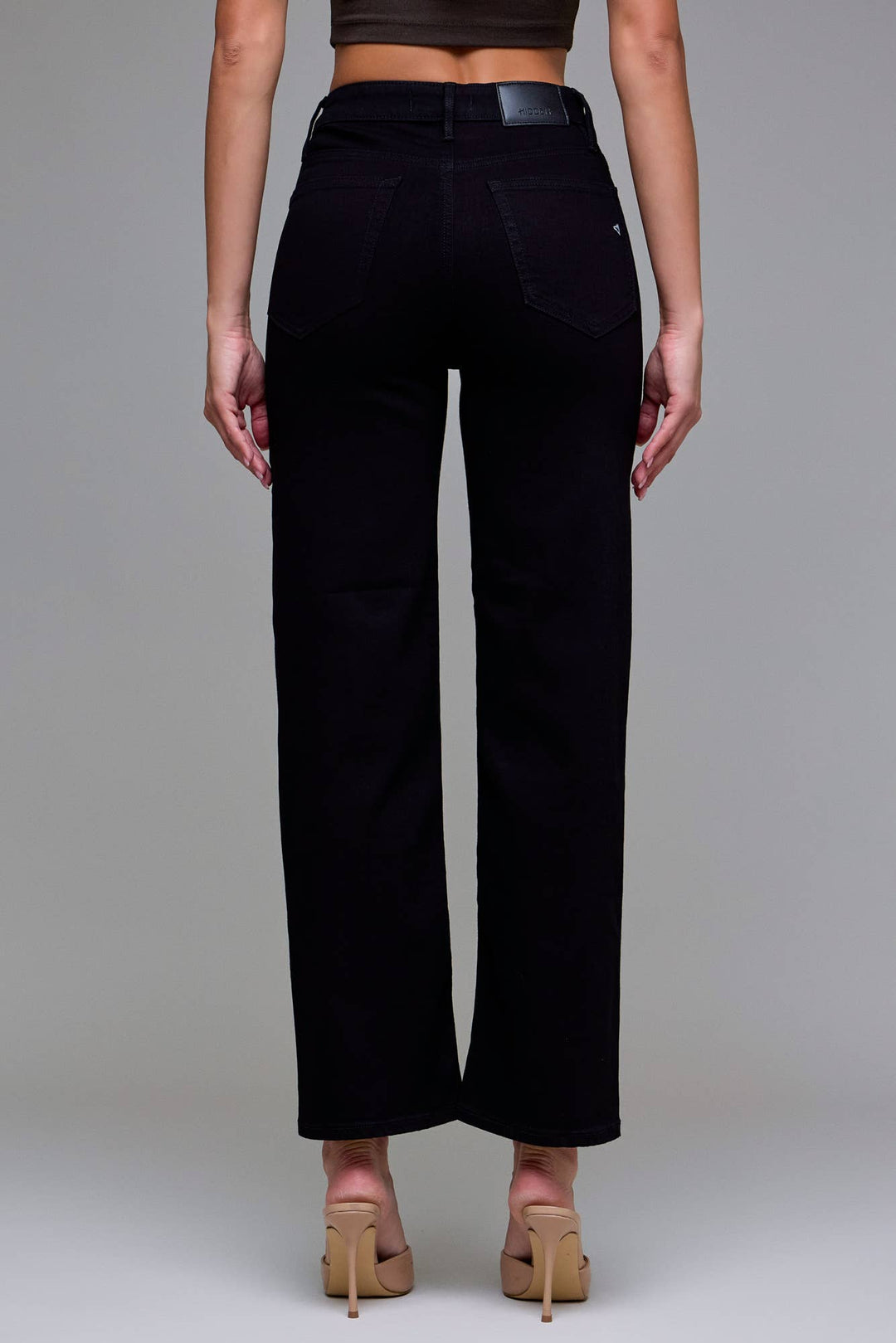 Hidden Jeans | Jet Black Clean Stretch Straight