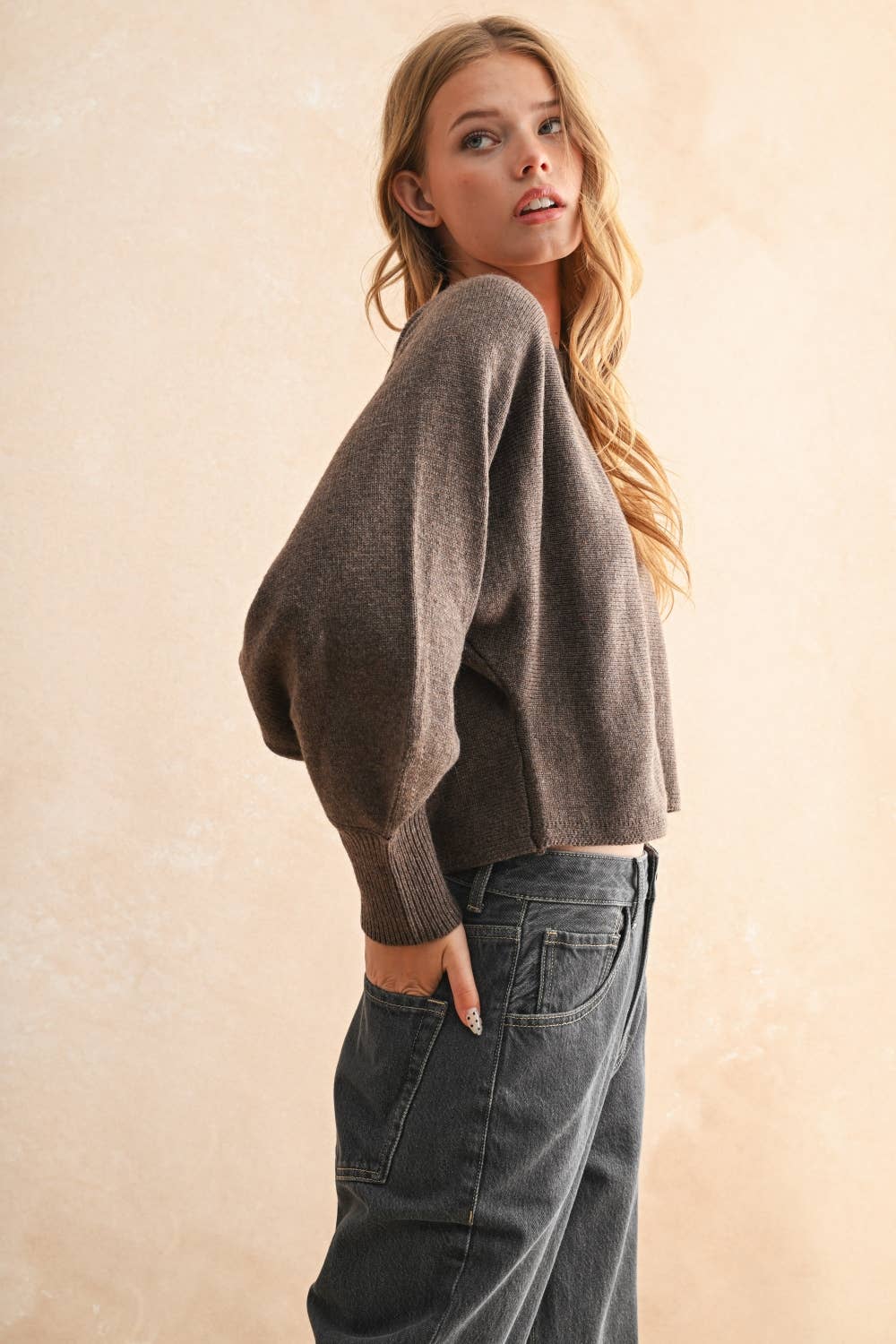 Miou Muse | Boat Neck Sweater