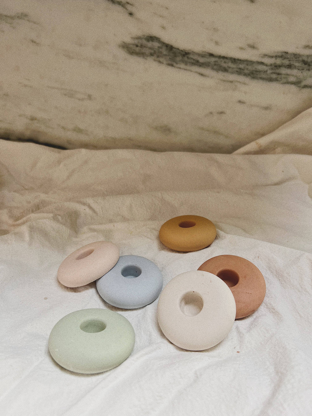 Whiskey + Wine | Pebble candle holder