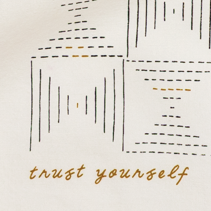 Jenni Earle | "trust yourself" heritage bandana 