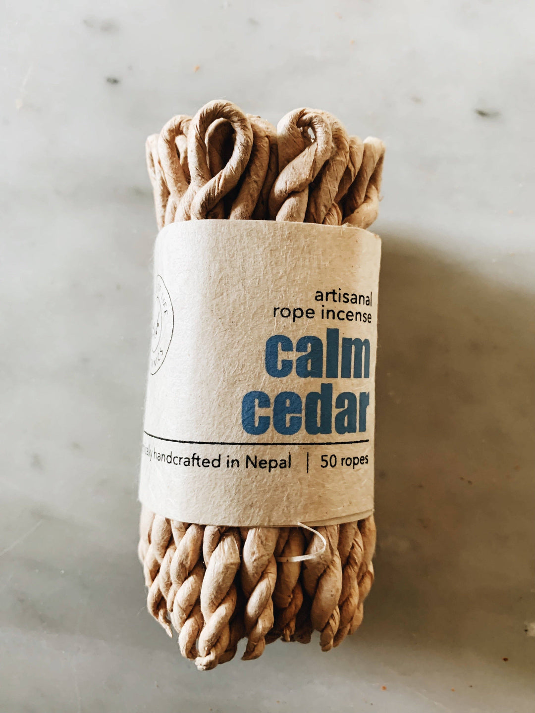 Essence of Life | Handcrafted 100% Natural Artisanal Rope incense, Calm Cedar