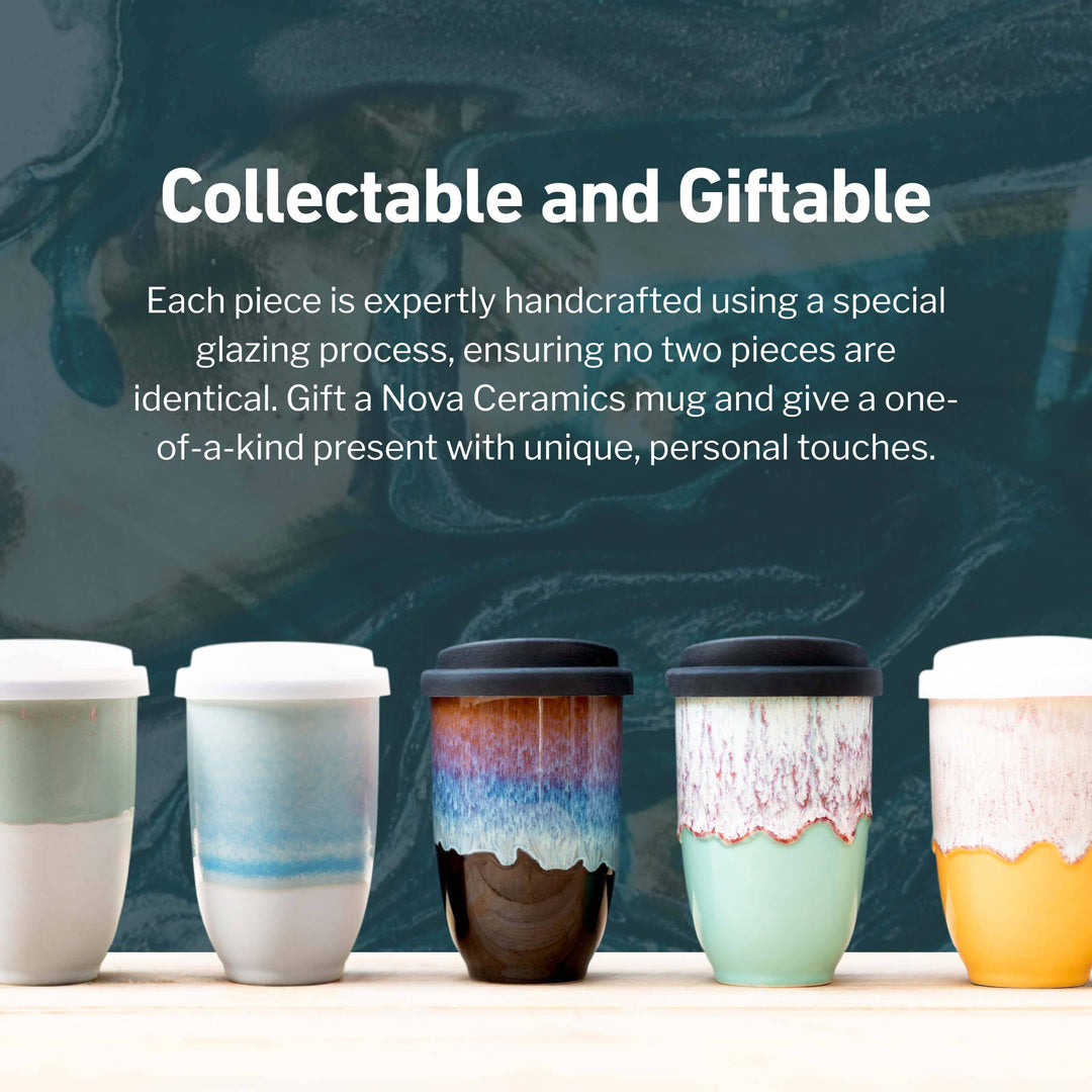 Nova Ceramics |  12oz Ceramic Travel Mug – Reusable & Stylish