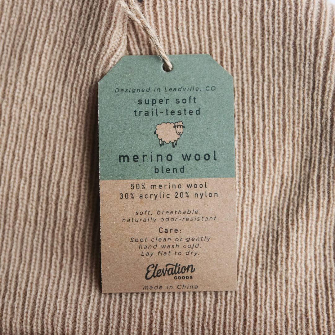 Elevation Goods | Merino Wool Mountain Beanie