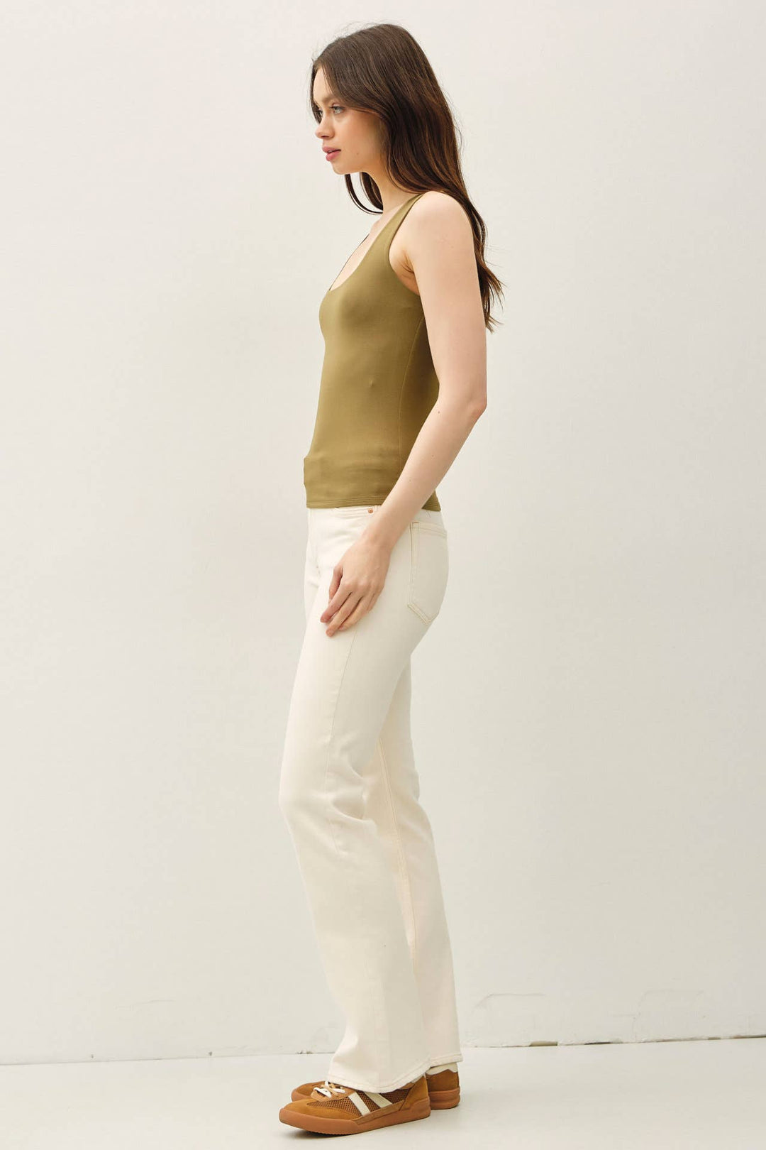 Be Cool | Basic Square Neck Tank