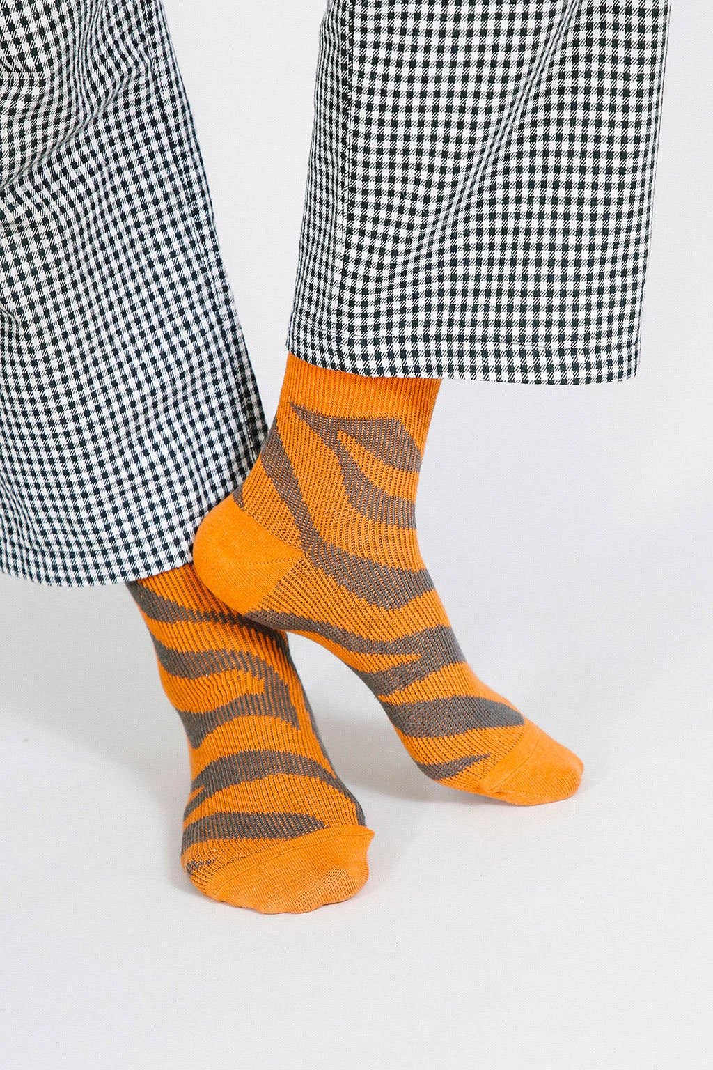 Tailored Union | Zebra Knit Ankle Sock