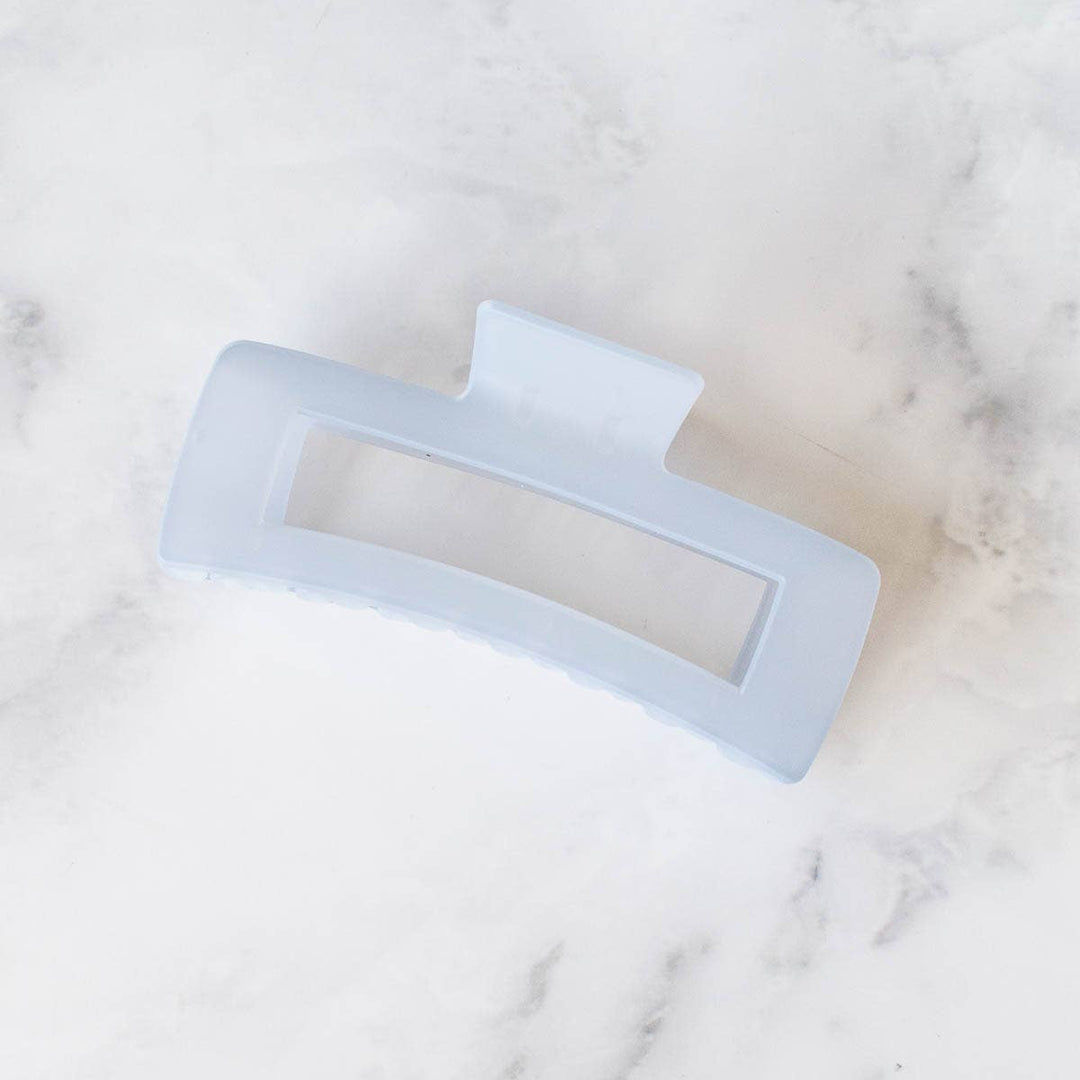 Tiepology | Jumbo Size 5 Inch Solid Long Square  Hair Clip