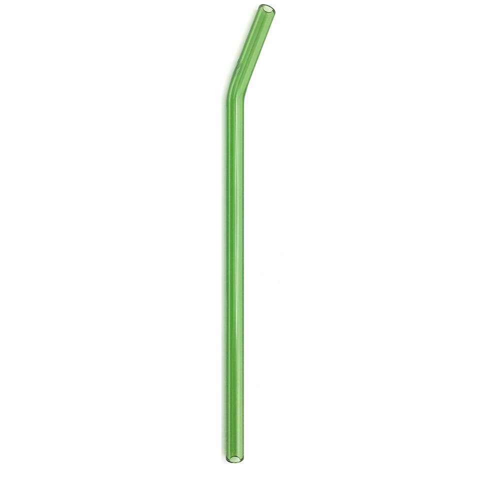 HeartStraws | Reusable Glass Straw 9" x 9mm Bent