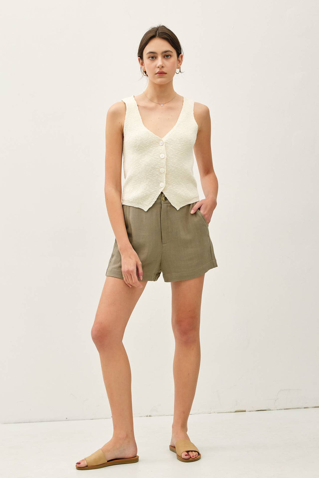 Be Cool | Classic Cut Cotton Slub Vest