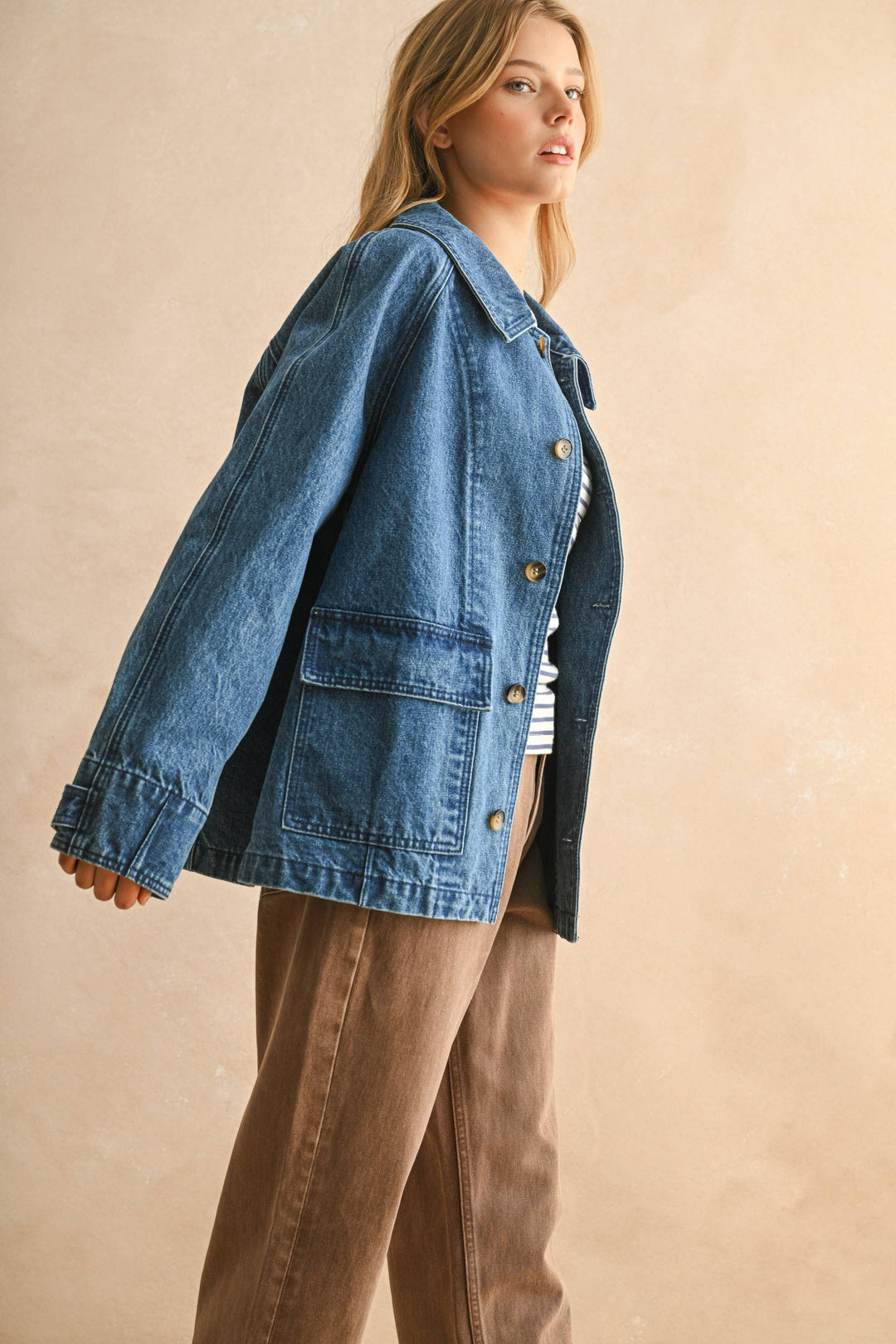 Miou Muse | Denim casual Jacket