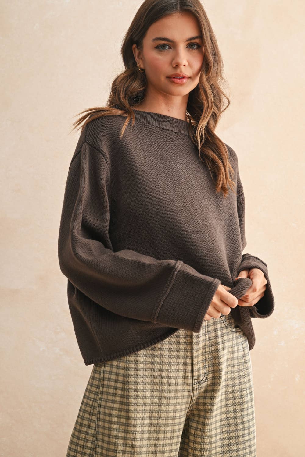 Miou Muse | Striped Sweater