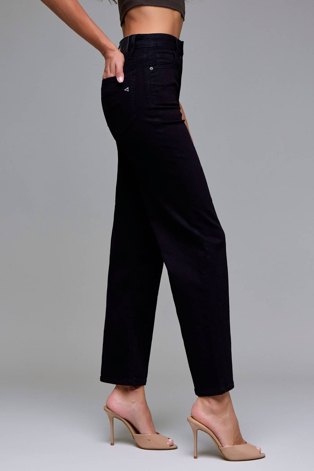 Hidden Jeans | Jet Black Clean Stretch Straight