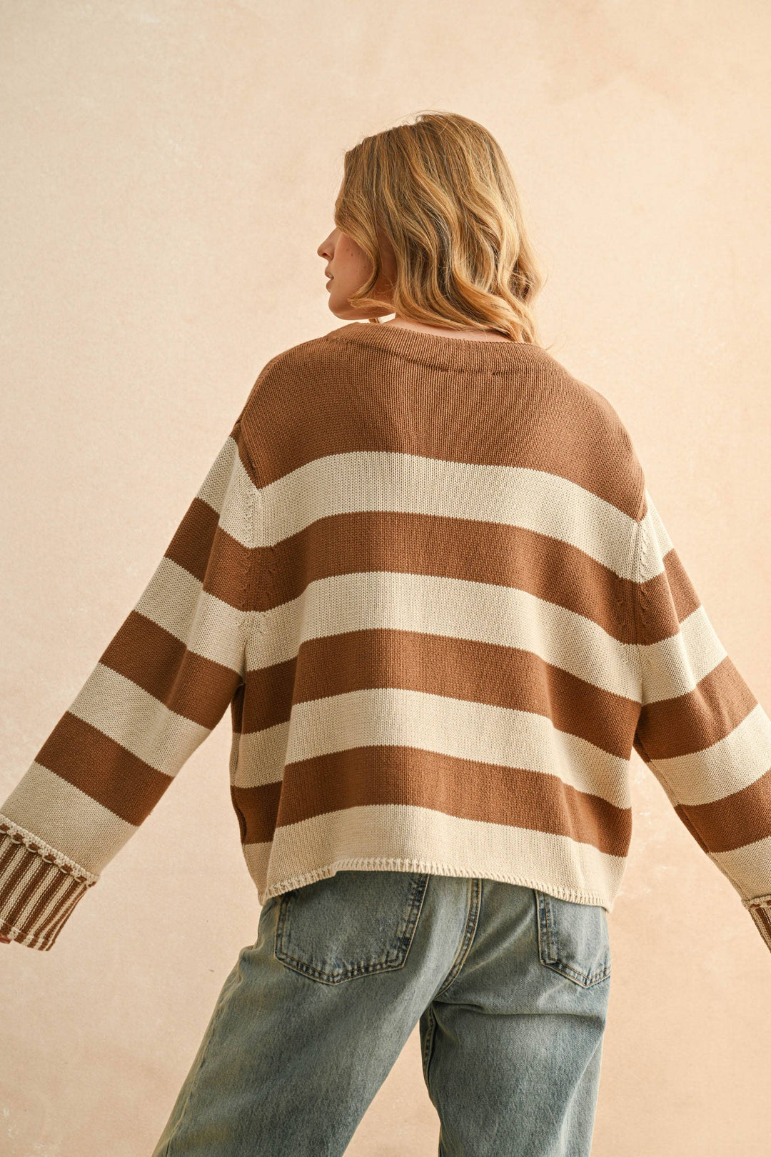 Miou Muse | Striped Sweater
