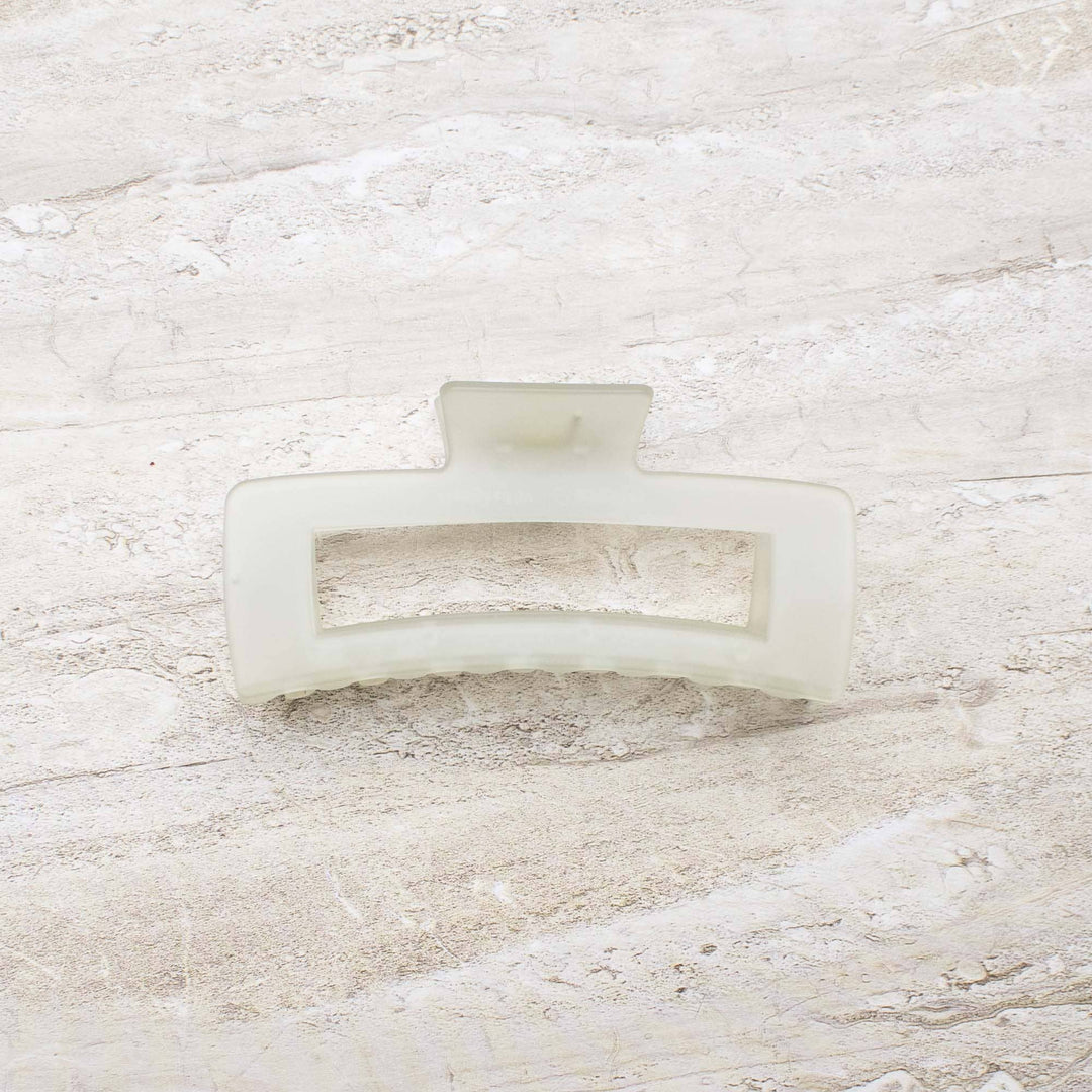 Tiepology | Jumbo Size 5 Inch Solid Long Square  Hair Clip