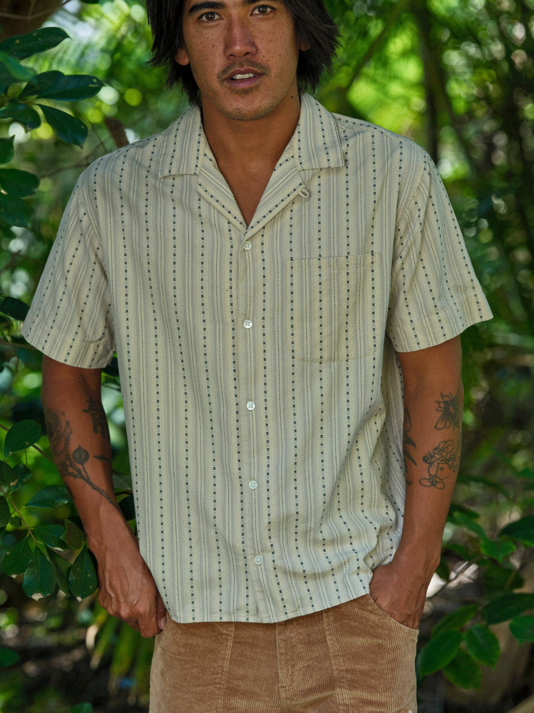 Mollusk | Cosmo Button Down Short Sleeve Shirt