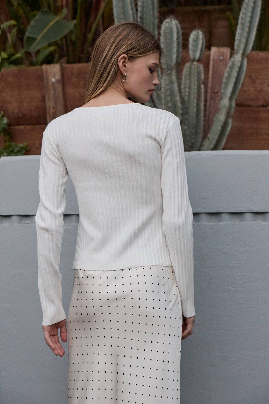 Raisonnel | Slim Fit Knit Button Top