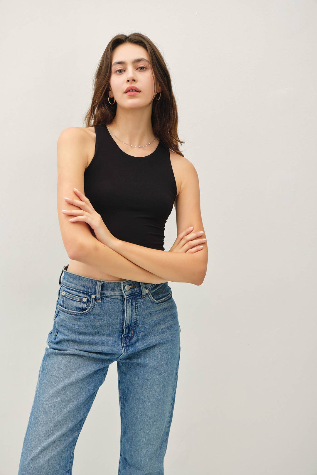Be Cool | High Neck Cropped Tank