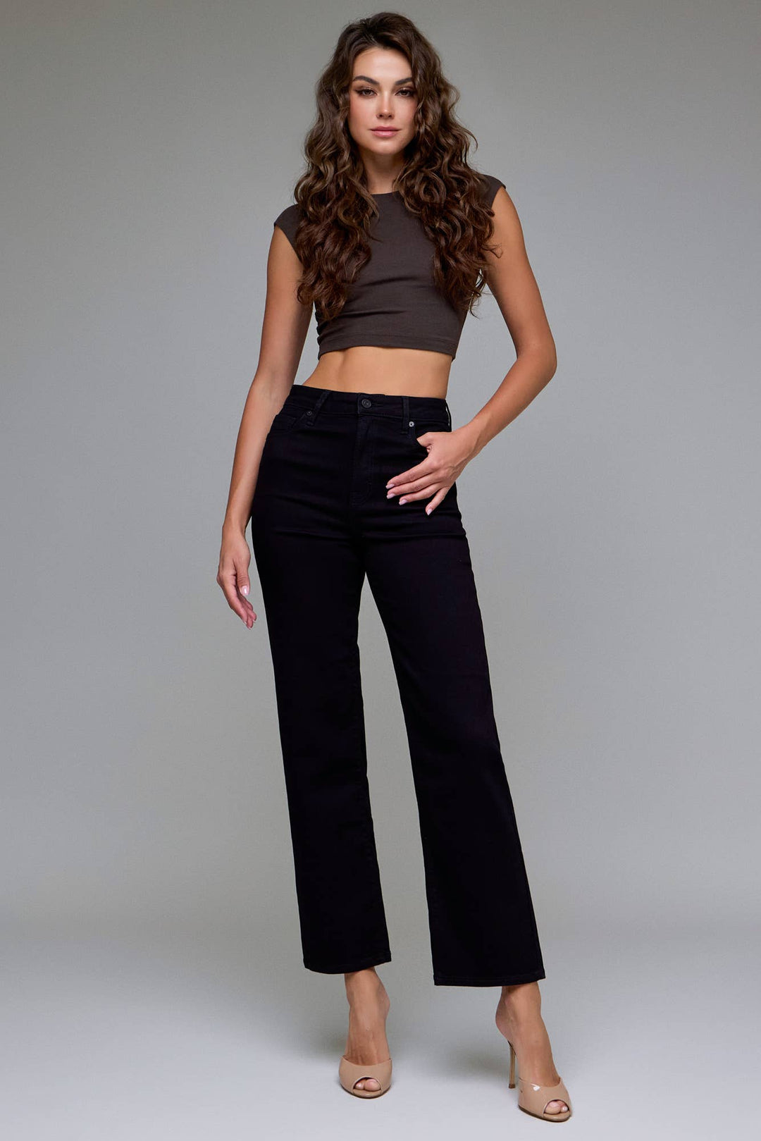 Hidden Jeans | Jet Black Clean Stretch Straight