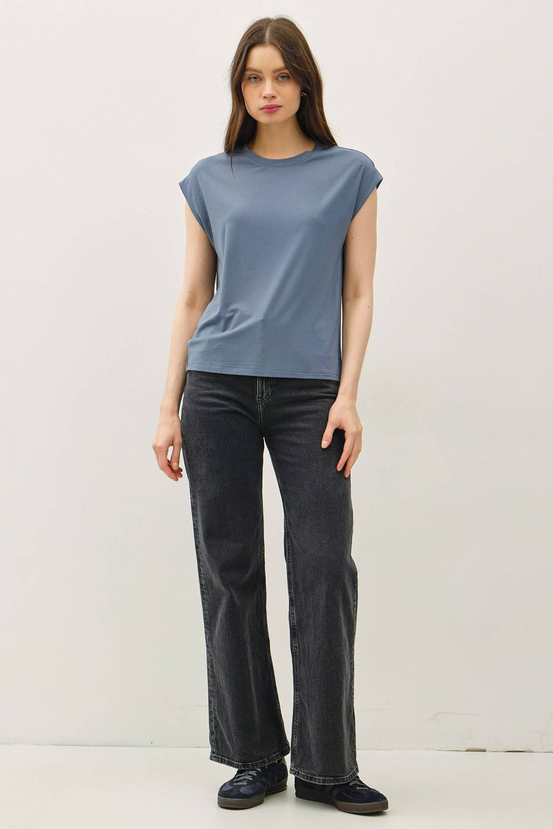 Be Cool | Bamboo Model Cap Sleeve Top