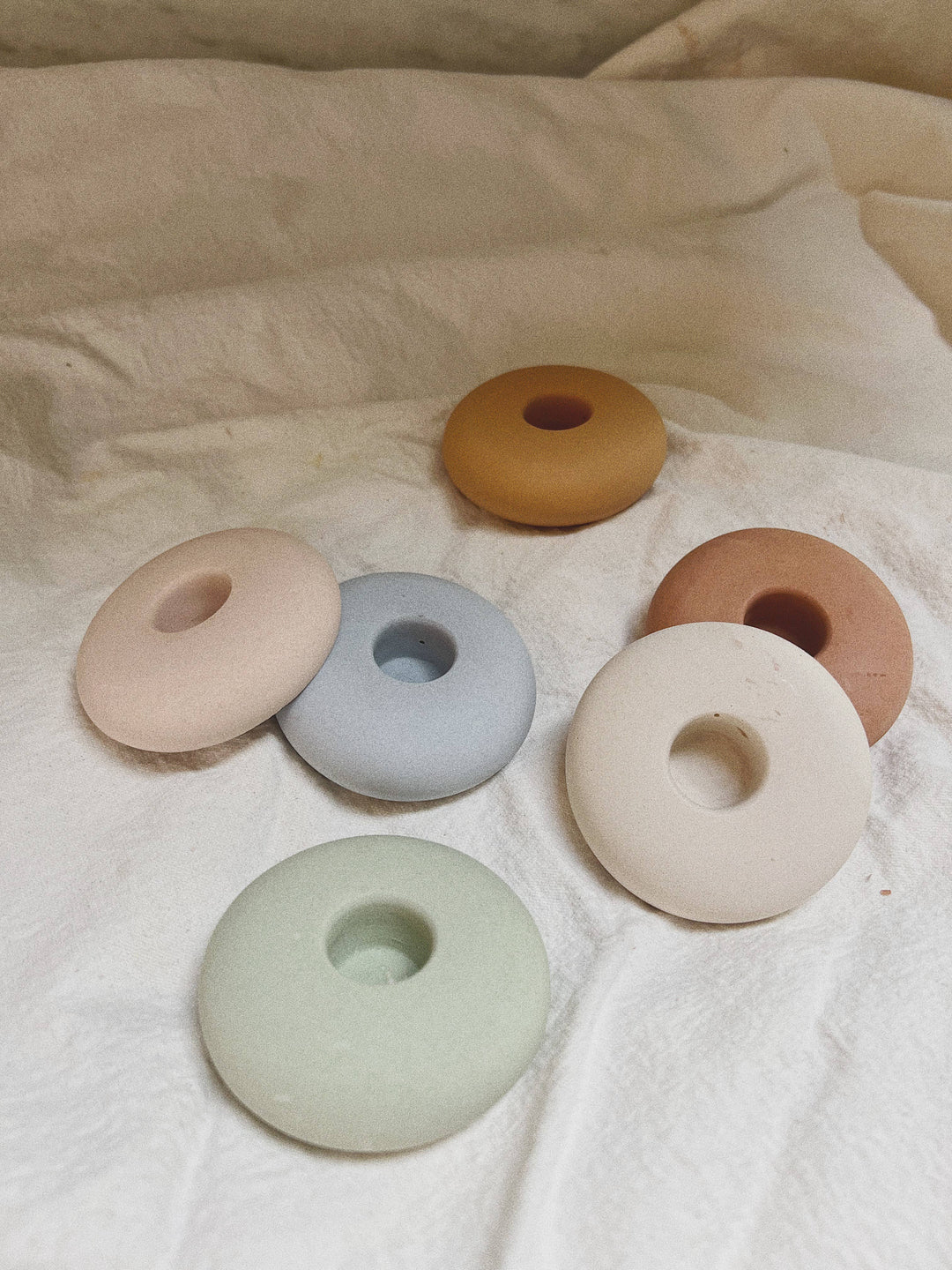 Whiskey + Wine | Pebble candle holder